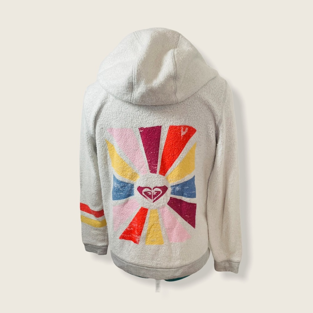 ROXY zip up sweatshirt jacket